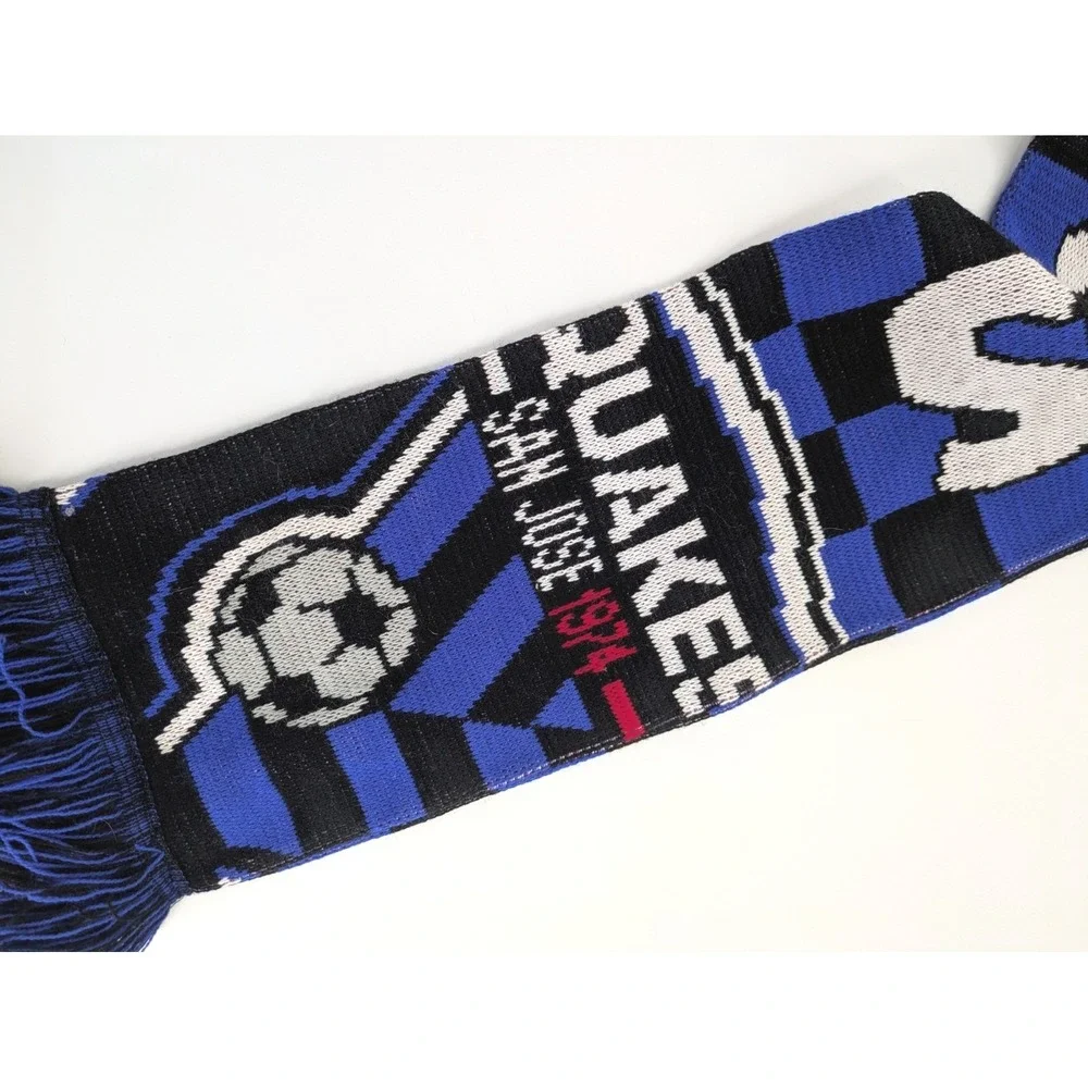 San Jose Quakes 1974 Roughneck‎ Blue Scarf Soccer MLS Football